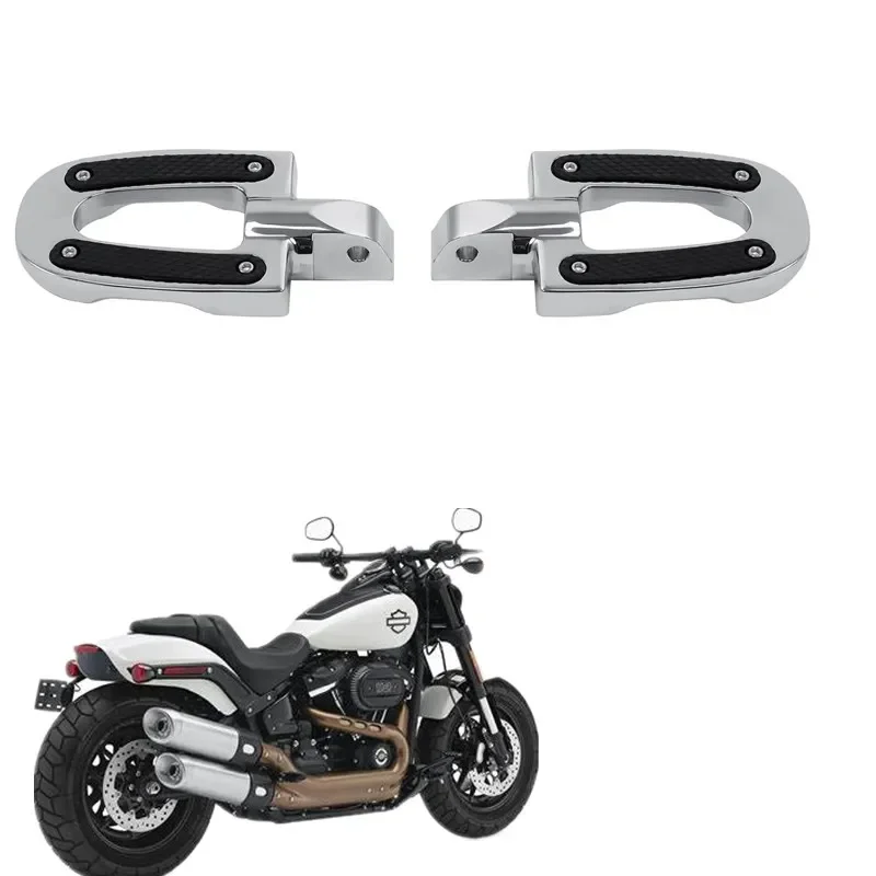 MOTO For Harley Softail Sport Glide Fat Boy Street Bob 114 Low Rider Breakout Deluxe 2018-2023 Motorcycle Passenger Foot Pegs