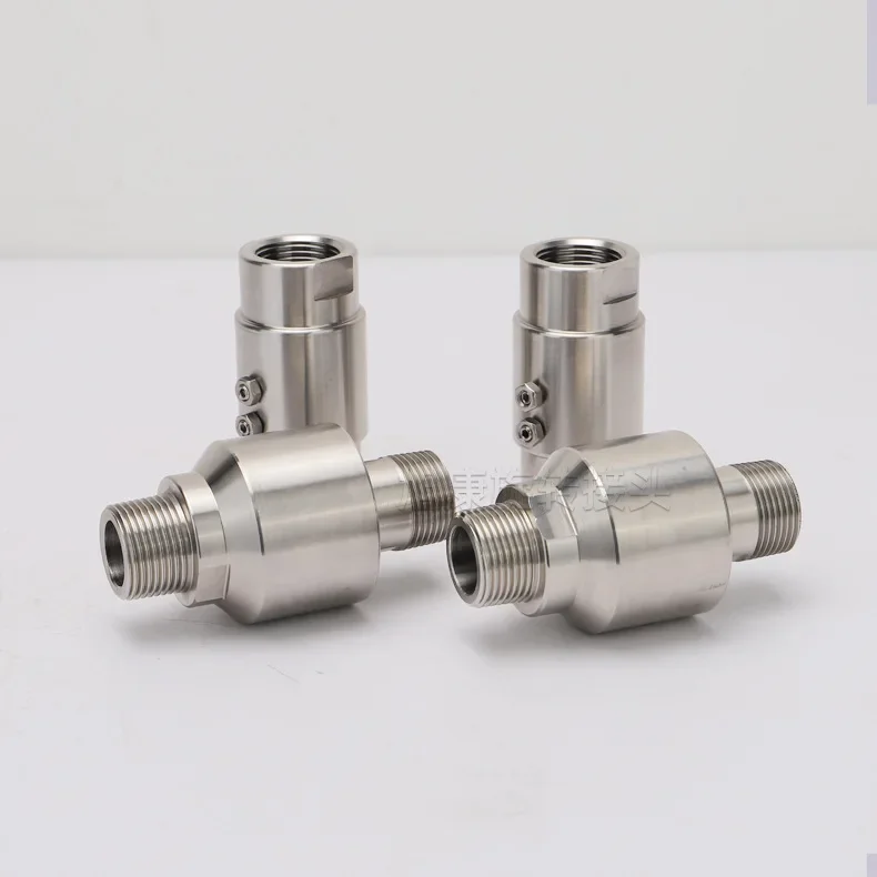 360 Degree Universal Joint Straight Through High-pressure DN Flange Rotary Joint