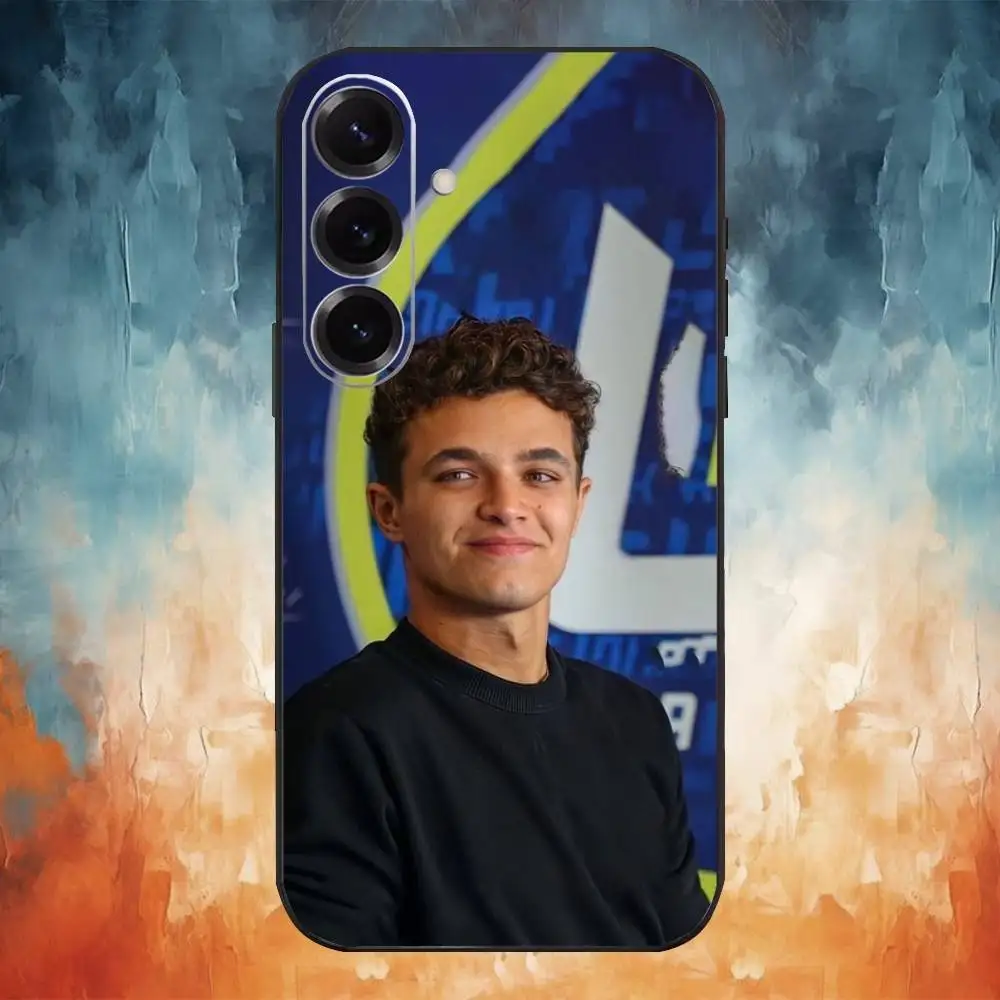 L-Landos N-Norris Telefoon Case Voor Samsung Galaxy A73,A72,A71,A70,A53,A52,A51,Anderen Zachte Zwarte Cover