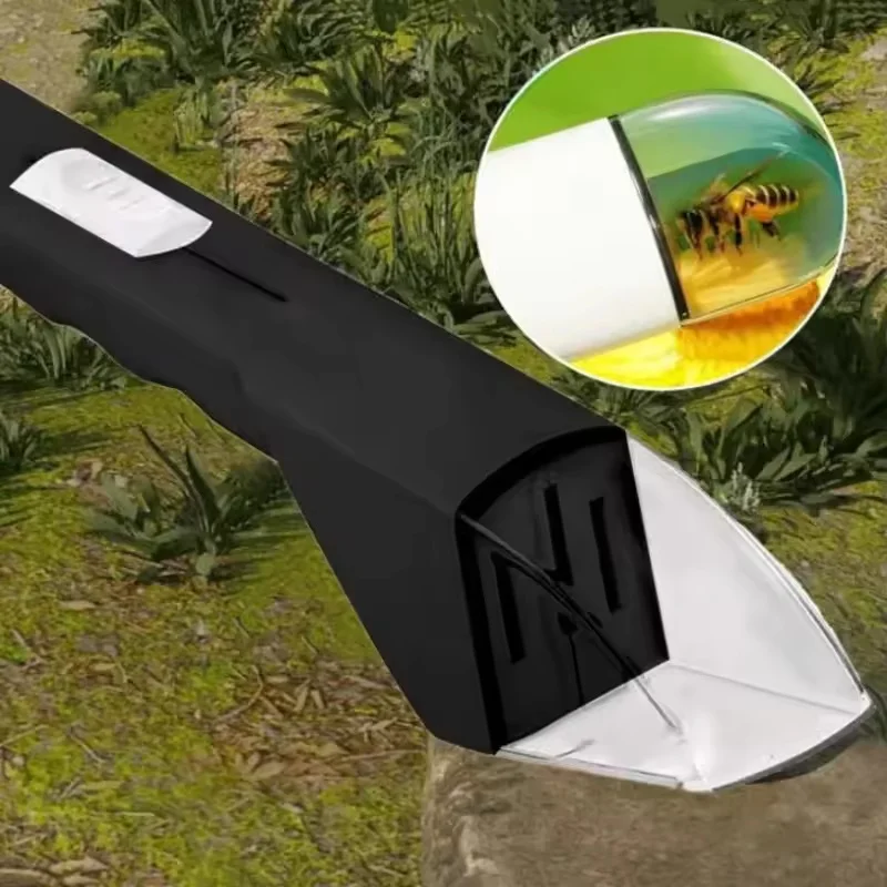 

Multi colored handheld insect catcher for household pest control, suitable for spiders and bees, ergonomically designed