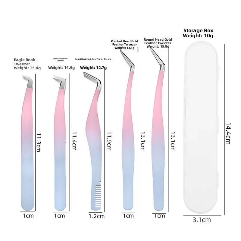 التدرج كاذبة ملاقط رمش جولة رئيس دولفين الذهبي ريشة عالية الدقة رمش تطعيم أدوات للاستخدام العالمي