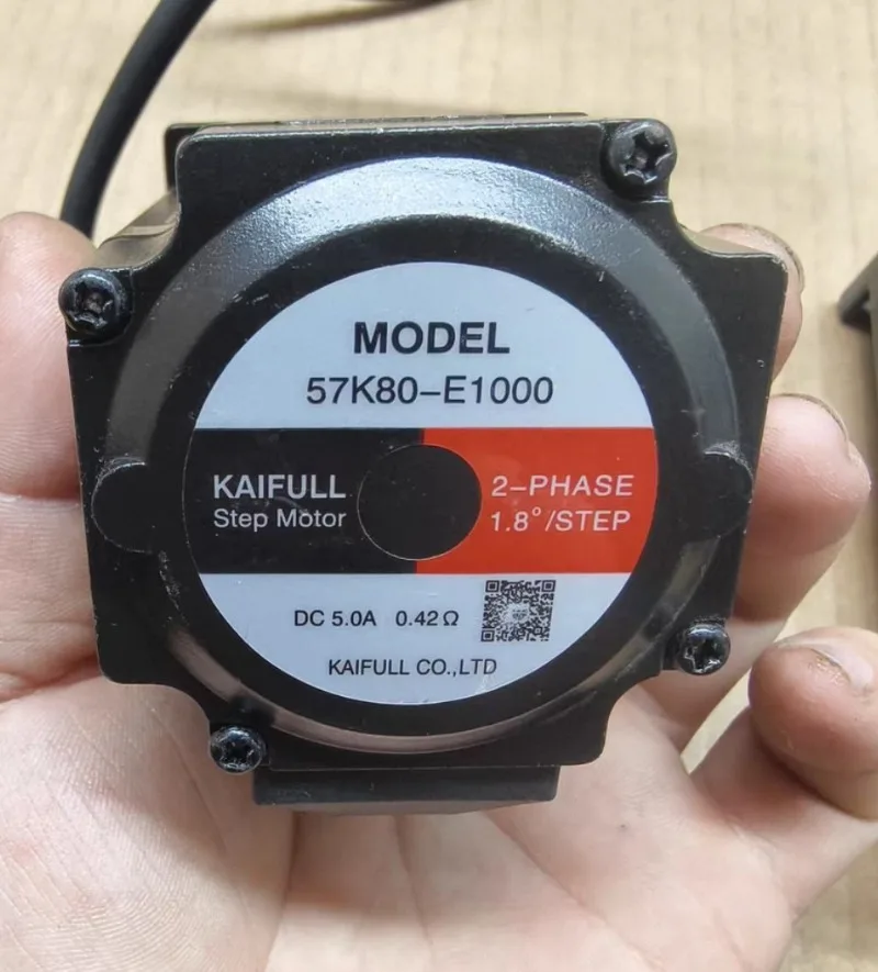 57K80-E1000 2-Phase NEMA 23 Stepper Motor 1.8° Step Angle 5A DC Second Hand