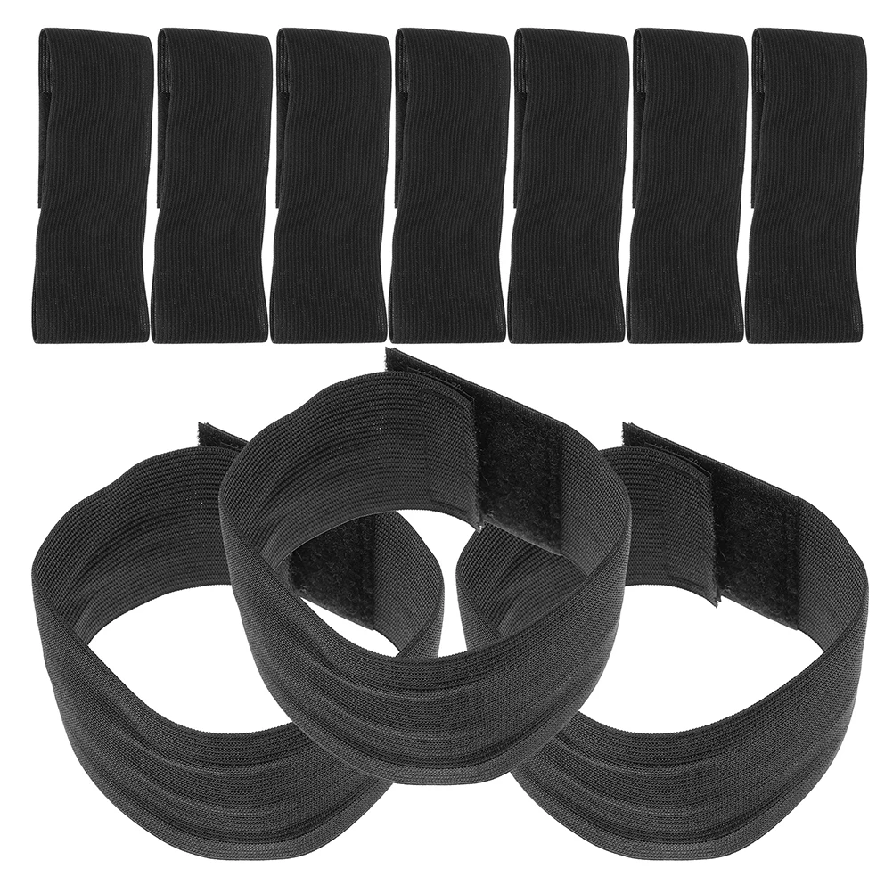 

15pcs Black Elastic Mourning Armbands for Funeral Commemorate Classic Football Bands Captain Arm Mesh Polyester