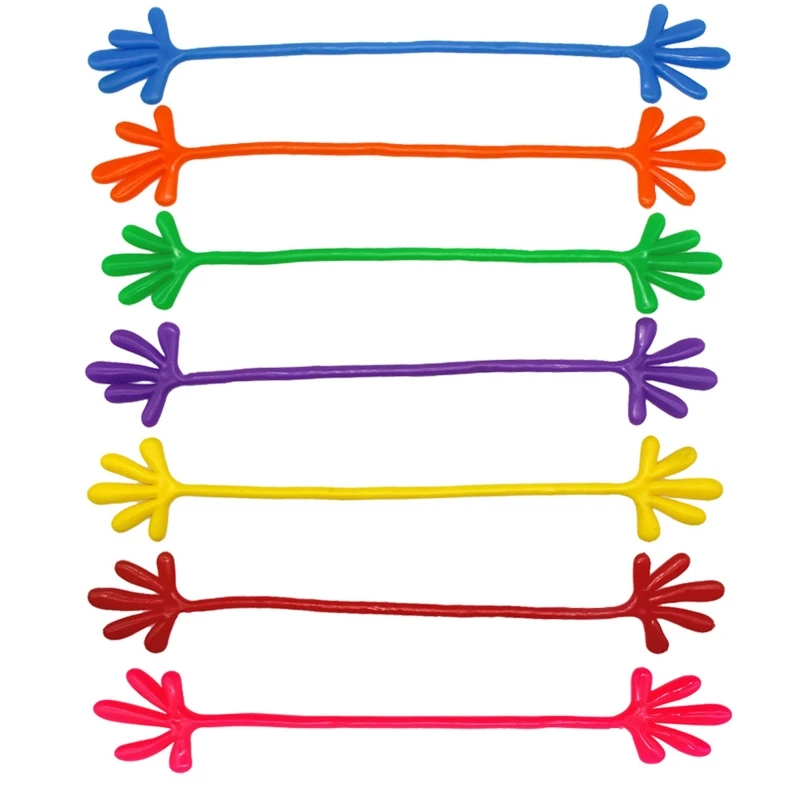 

Sticky for Palm Elastic Stretchy Rope Easy to on Wall Novelty Gag Toddler Gift Stress Relief Decompressing