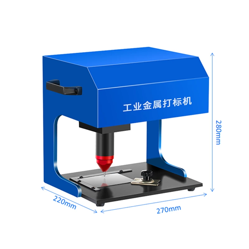 170x110mm Pneumatic Eelectric Desktop Touch-screen Nnameplate Marking Machine Engraving Machine For Metal Parts