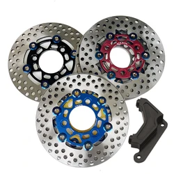 Universal 200mm motorcycle brake discs For Honda DIO AF27 AF28 AF18 ZX AF34 AF35 AF36 Floating  Rapid cooling brake pads