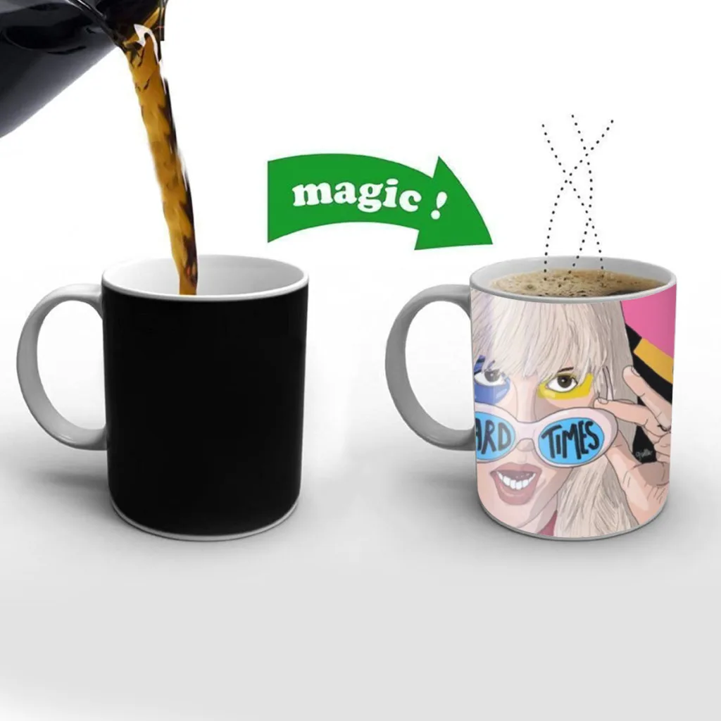 Paramore Band Poster Anime Free shipping Magic Color Changing Ceramic Coffee Mug Cup Friends Gift