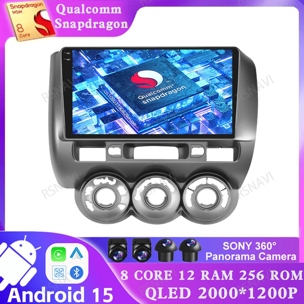 

Android 15 for Honda Fit Jazz City 2002 2003 2004 2005 2006 2007 GPS Autoradio Navigation Multimedia DVD Viedo Player AUTO BT
