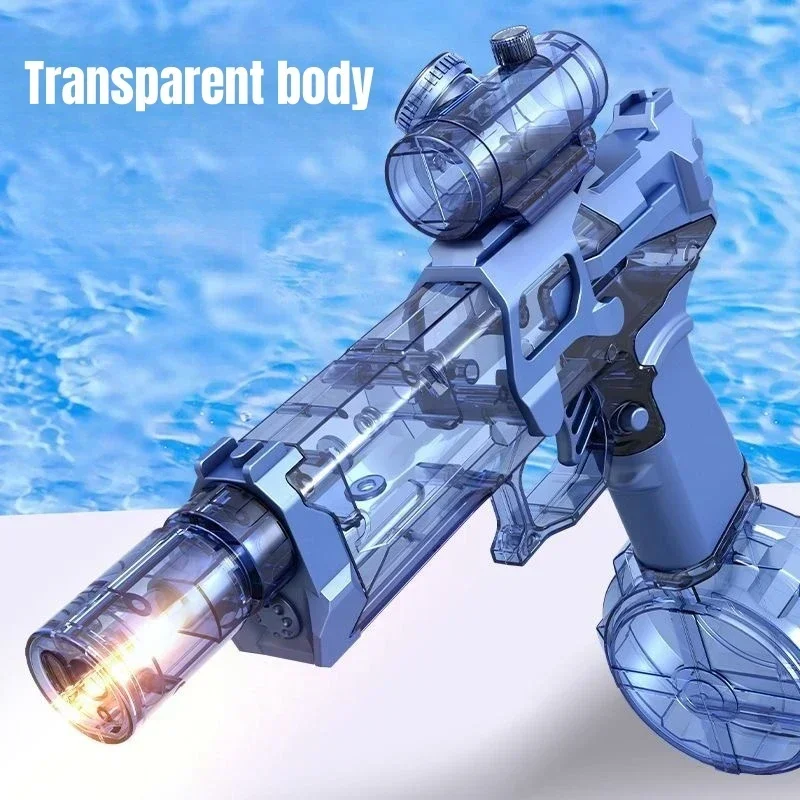 Watergun Gifts Children High Pressure Electric Water Gun Toys Summer Outdoor Beach Pool Garden Fight Games Kids Automatic Bursts