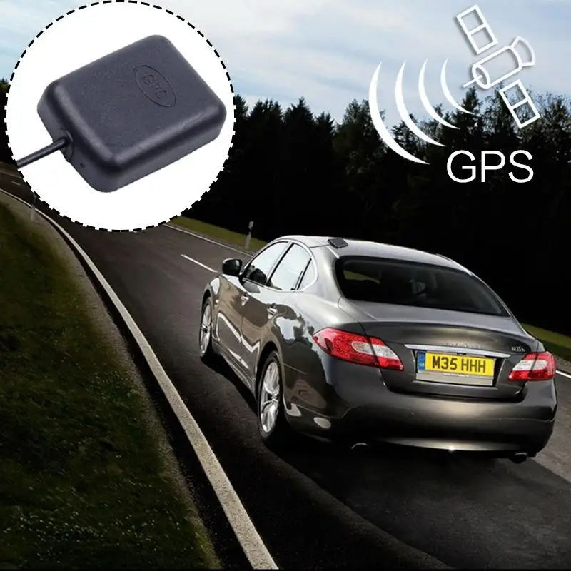 

For Car Navigation Camera Mp5 Player Car GPS Antenna SMA Connector 3 Meter Cable GPS Signal Antenna Receiver Auto Aerial Adapter