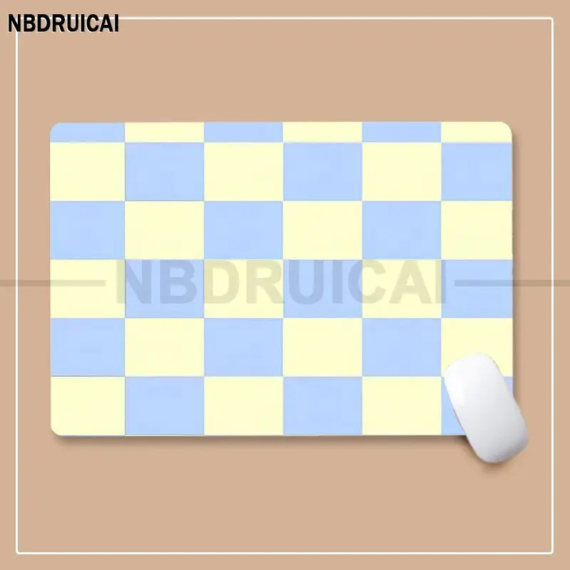 Checkerboard Plaid Checked DIY Thickened Mouse Pad Gaming Keyboard Table Mat Office Supplies Room Decor Padmouse Desk Play Mats