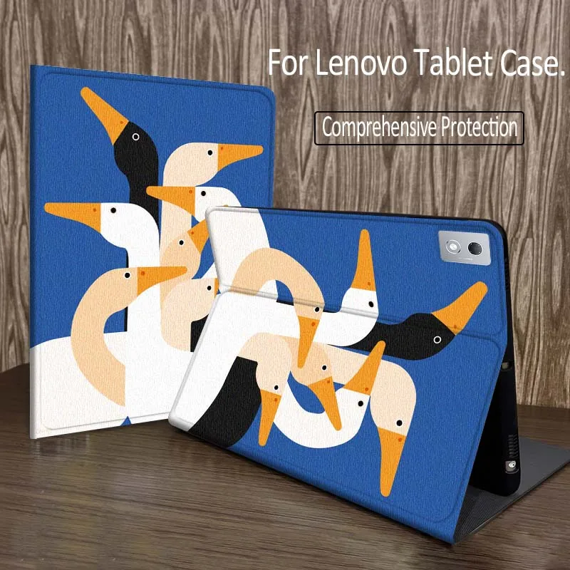 

Cartoon Anime Duck Cute For Legion Xiaoxin Pad P12 Pro Y900 GT 2023 2025 12.1 12.7 14.5 inch Tablet Case
