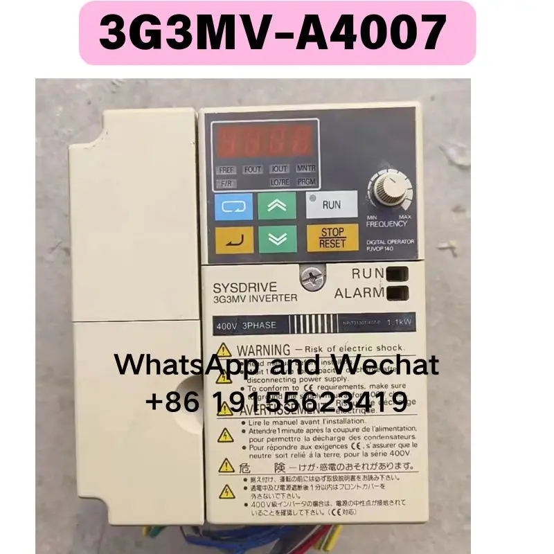 Convertidor de frecuencia 3G3MV-A4007 usado Prueba funcional OK