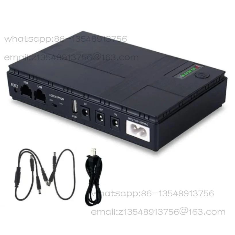 DC mini UPS uninterruptible power supply 5V9V12V19V24V48V multi-voltage European standard backup power supply