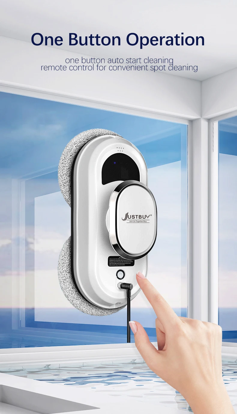 Fenster-Roboter-Staubsauger, automatisch arbeitend, elektrisch, mit Fernbedienung für den Haushalt – Detail 22