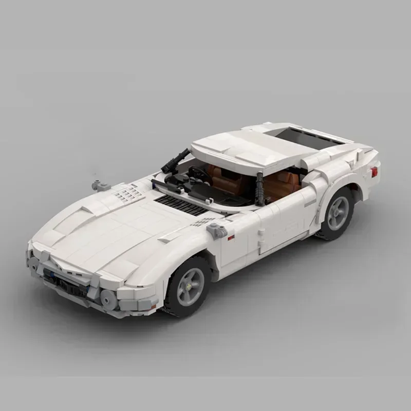 Модель городской автомобиль Moc, строительные кирпичи, Speed Champion GT2000, технология, модульные блоки, подарки, рождественские игрушки, наборы «сделай сам», сборка