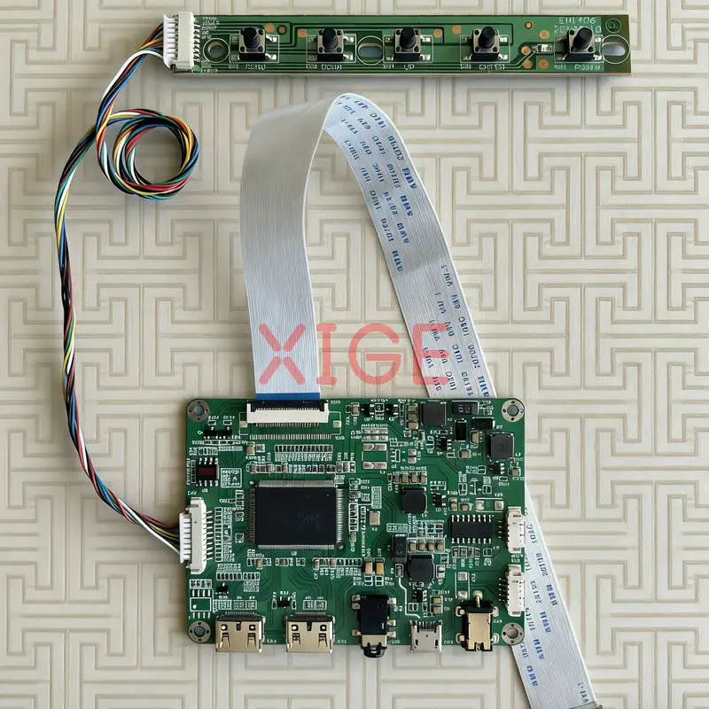 

Комплект платы контроллера экрана для LP133WH2 HB133WX1 NT133WHM LP133WH1, 2 Mini-HDMI, 1366*768, 30-контактный EDP, для ноутбуков и мониторов 1366x768
