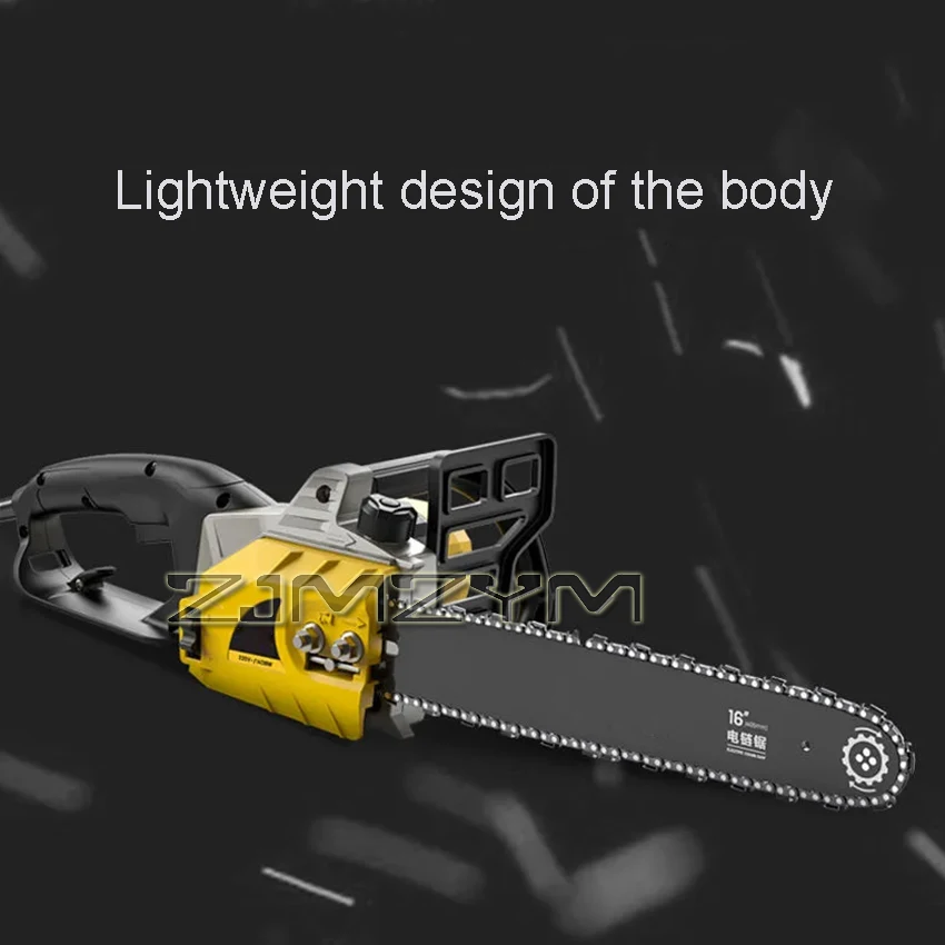 Household Multifunctional Electric Chain Saw Electric Wood Cutting Machine High Power Electric Chain Saw for Garden Trimming