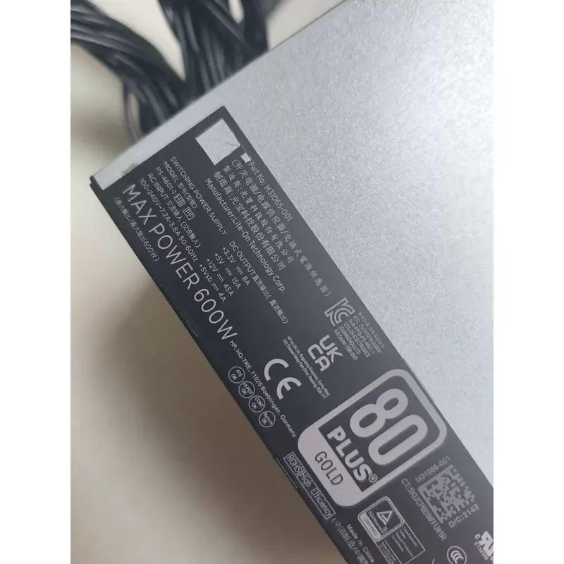 for HP 600W Power Supply Unit Compatible with Cooler Master