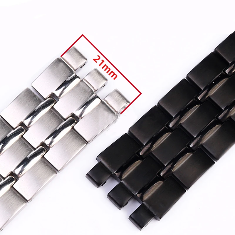 Bracelet For Swatch Precision Steel Watch Band YVS451 YVS435 YCS443G Stainless Steel Men\'s Strap Waterproof 17MM 19MM 20MM 21MM