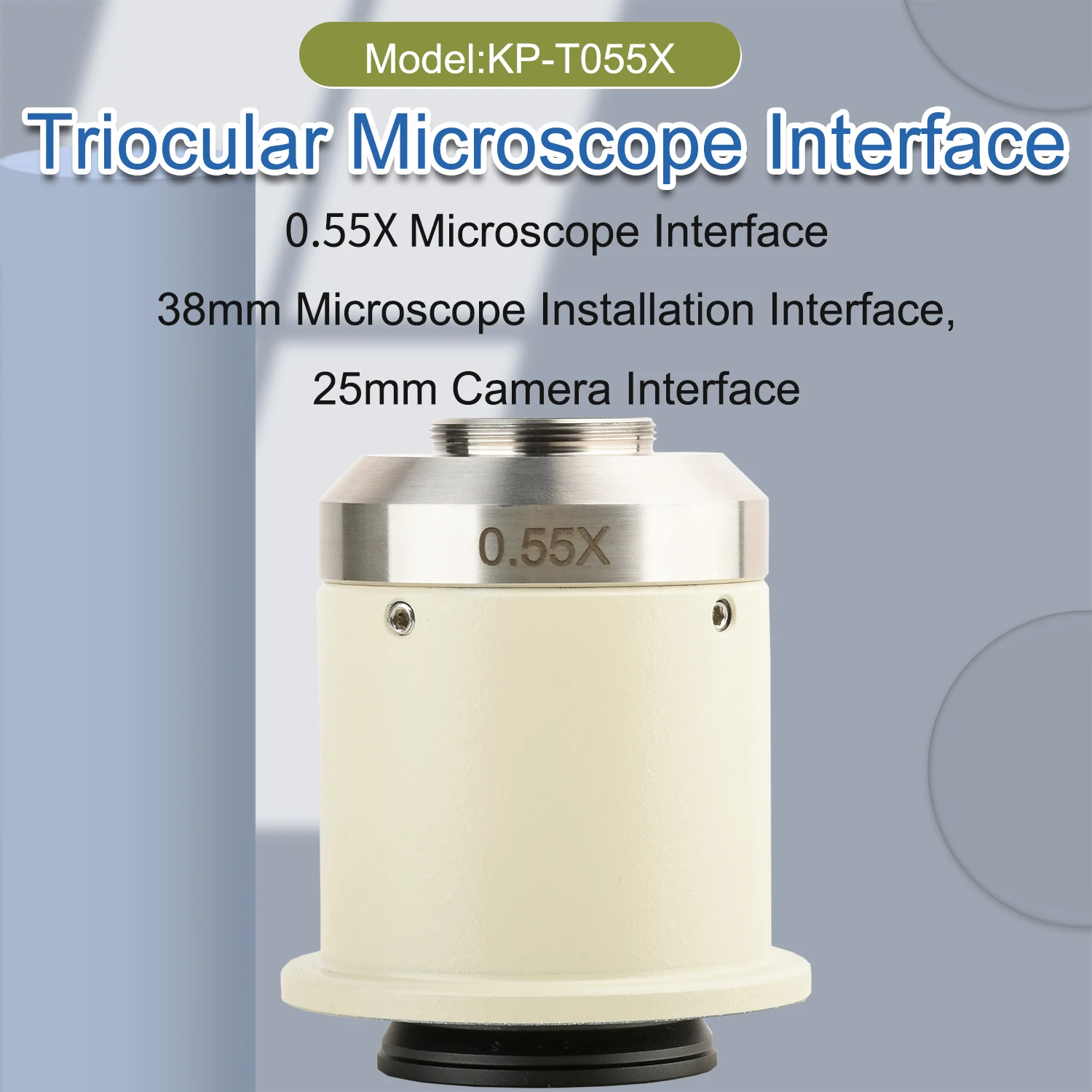 Interfaccia per microscopio KOPPACE 0,55X Interfaccia per montaggio microscopio da 38 mm