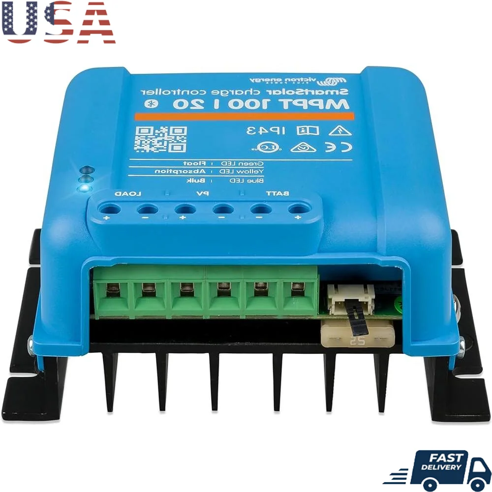 

Контроллер заряда солнечной батареи SmartSolar MPPT Bluetooth 100 В 15 А Эффективное управление солнечной энергией и длительное время батареи