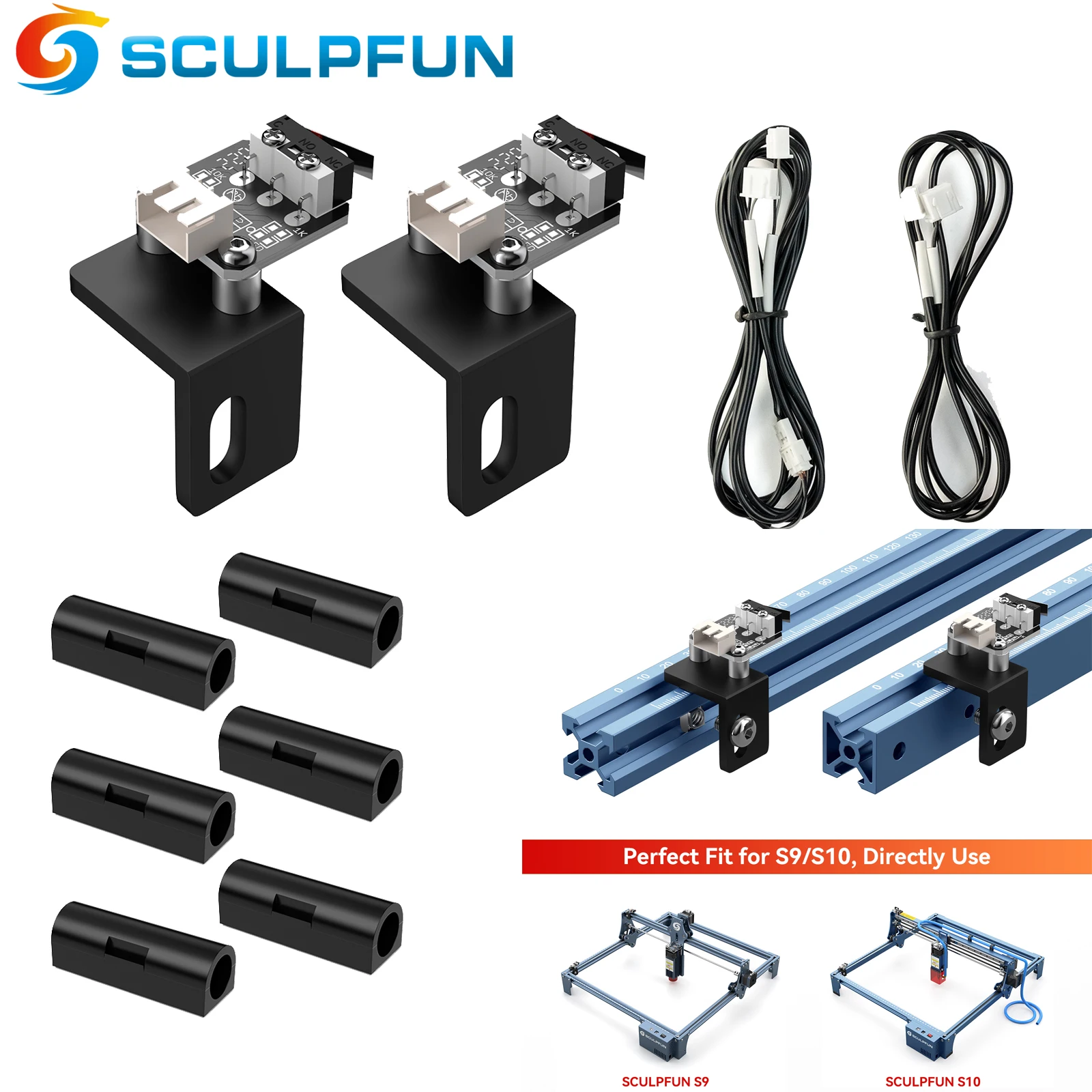 SCULPFUN Laser Engraving machine Standard Limit Switch Open Homing Positioning Function Suitable For S9/S10 Laser Engraver