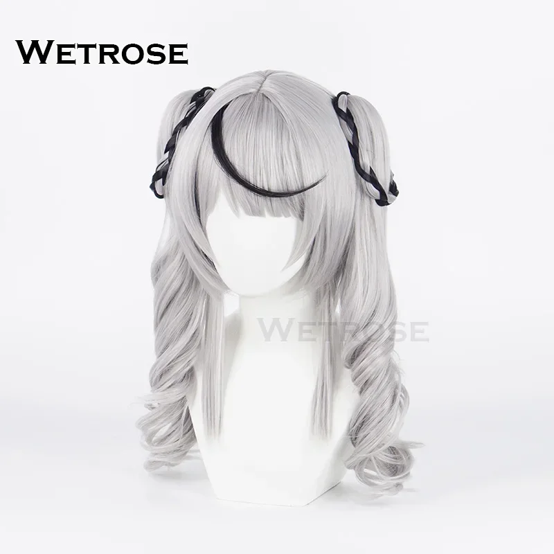 【Wetrose】In Stock Sakamata Chloe New Outfit Cosplay Wig Dating Dress Hololive Holo Vtuber HoloX Set Wig Halloween