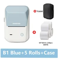 Portable Thermal Self-adhesive Labels Printer Mini Maker Pocket Printer Mobile Bluetooth Pocket Tag Price Machine NEW 10