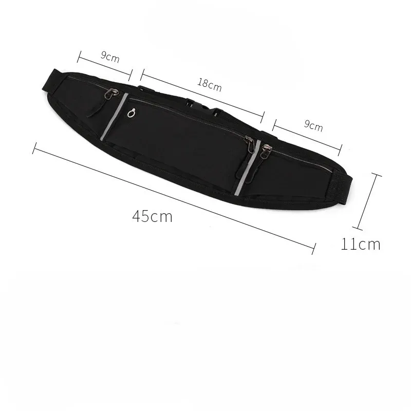 인과 허리 팩 방수 스포츠 가방 여성 남성 다기능 러닝 허리 가방 패션 전화 가방 가슴 가방 여성 핸드백