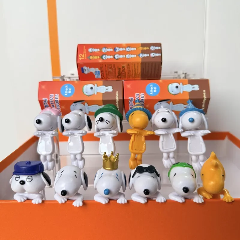 Mini-Engel „Halloween & Snoopy“-Serie Blindbox – Anime-Sammlerfigur, Auto-Armaturenbrett-Ornament, Geburtstags- oder Weihnachtsgeschenk – Detail 1