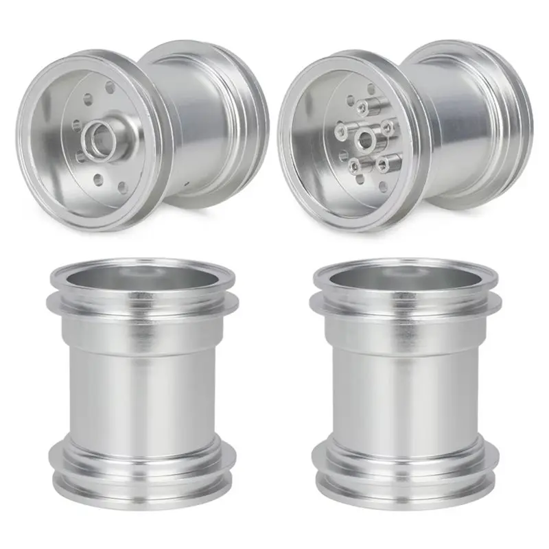 FBIL-Aluminum Alloy Front Rear Wheel Hub Rims For Tamiya CW-01