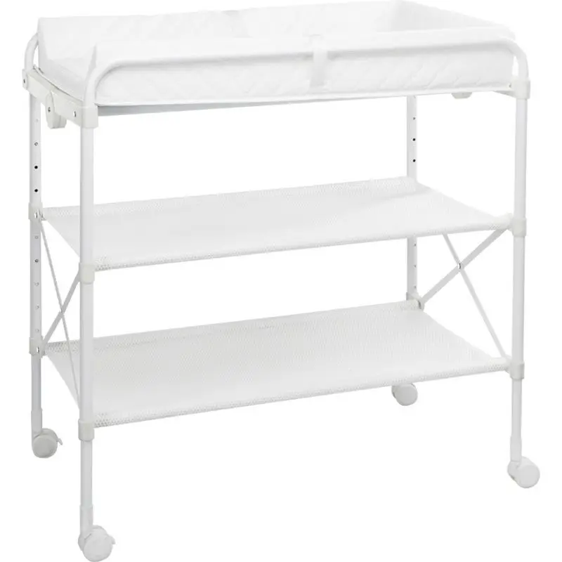 

Baby changing table, bath table, swimming pool nursing , foldable adjustment, high and low stroller shelf,