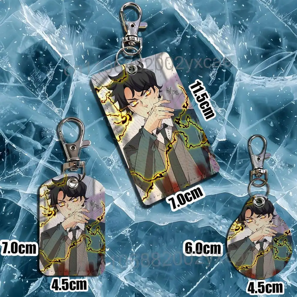 John Doe UnOrdinary Cartoon Movie Singer Game Anime Leather Card Holder Can Store Access Control ID Card Subway case