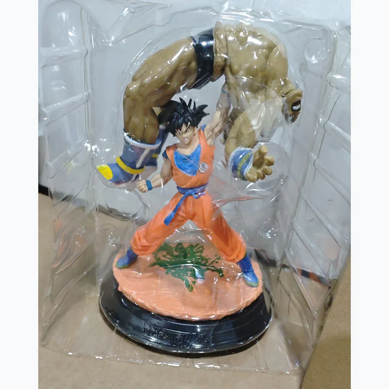 Dragon Ball Z Goku Carrying Nappa Statue 19cm Classic Scene GK Figure Anime Collectible Model Toy Desk Decor Ornament Boys Gift view 4