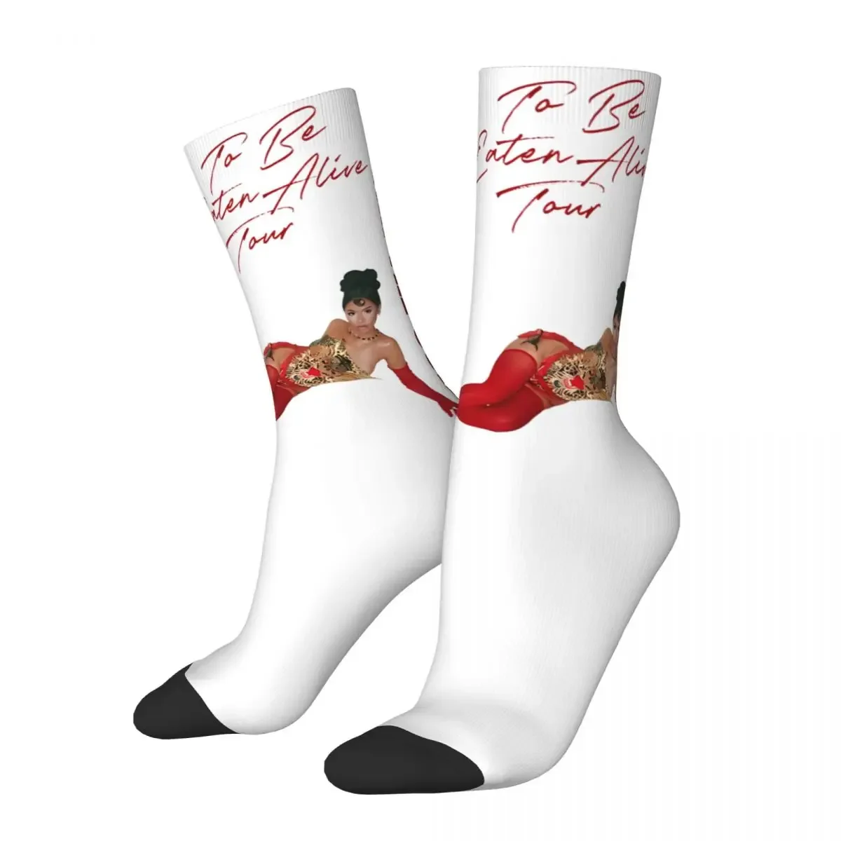 Female Male Mariah The Scientist Socks Warm Casual To Be Eaten Alive Socks High Quality Middle TubeCrew Socks Wonderful Gifts