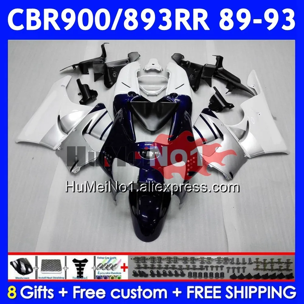 

Body For HONDA CBR893RR CBR 893RR 54No.8 CBR900 CBR893 White black RR 1989 1990 1991 1992 1993 CBR900RR 89 90 91 92 93 Fairing