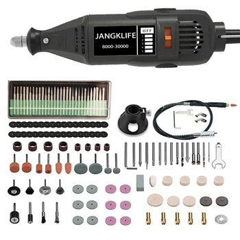 Herramientas Eléctricas de 110V y 220V, Mini taladro eléctrico, amoladora de troquelado, pulidor grabador con Kit de herramientas rotativas para 3000 y 4000