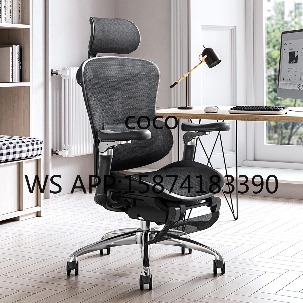 Executive Black Mesh Swivel Office Chair – OEM Customizable & Comfortable
