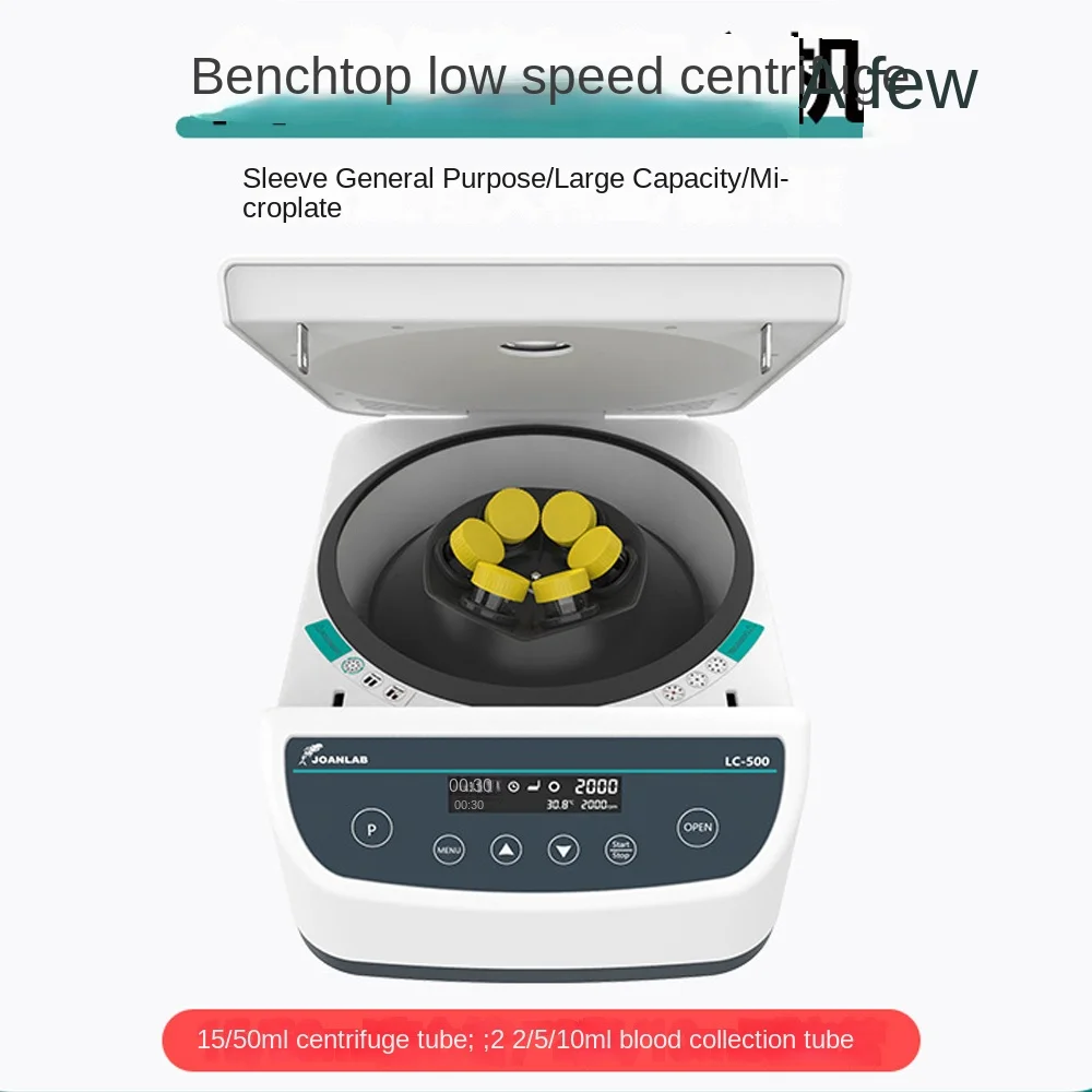 Pcr Centrifuge Machine Digital High-Speed Plasma Centrifuge Lab Microcentrifuge 4000rpm 12000rpm 0.2/0.5/1.5/2ml Centrifuge Tube