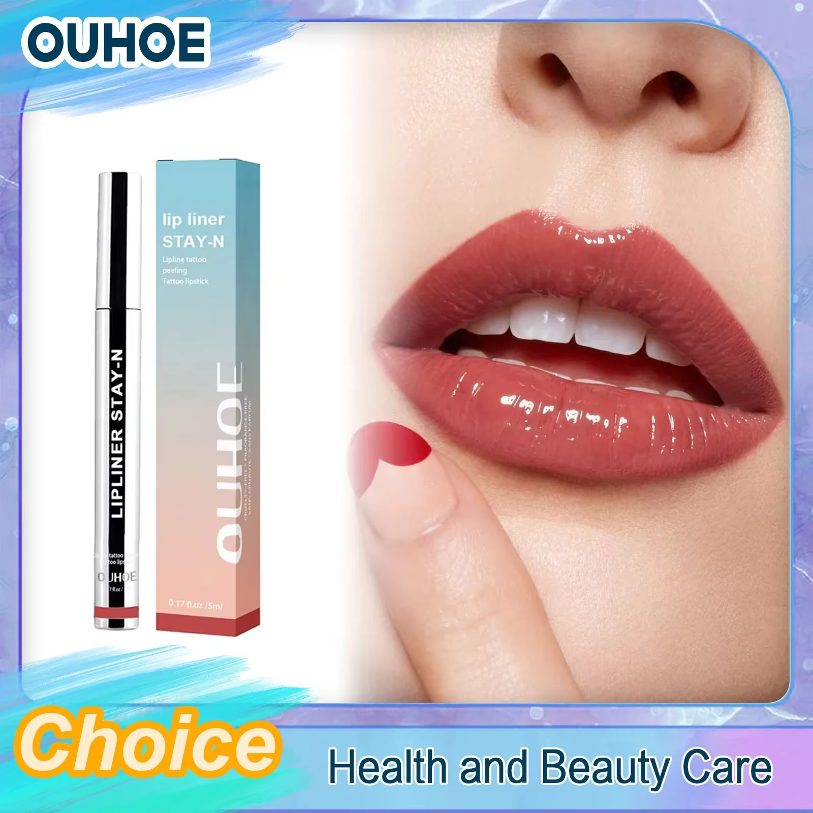 

Lip Liner Pen Stay N Tattoo Matte Peeling Contour Line Dark Brown Waterproof Long Lasting Plump Soft Lip Gloss Makeup Cosmetics