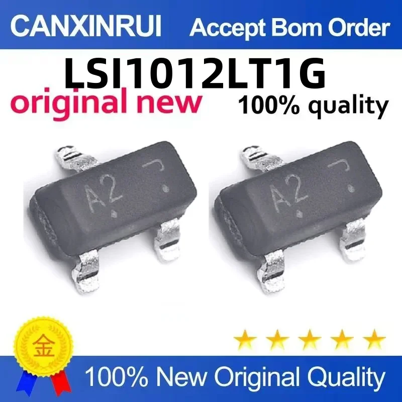 

(5-100 pieces) LSI1012LT1G silk screen A2 SOT23 20V/500mA N-channel MOSFET chip IC