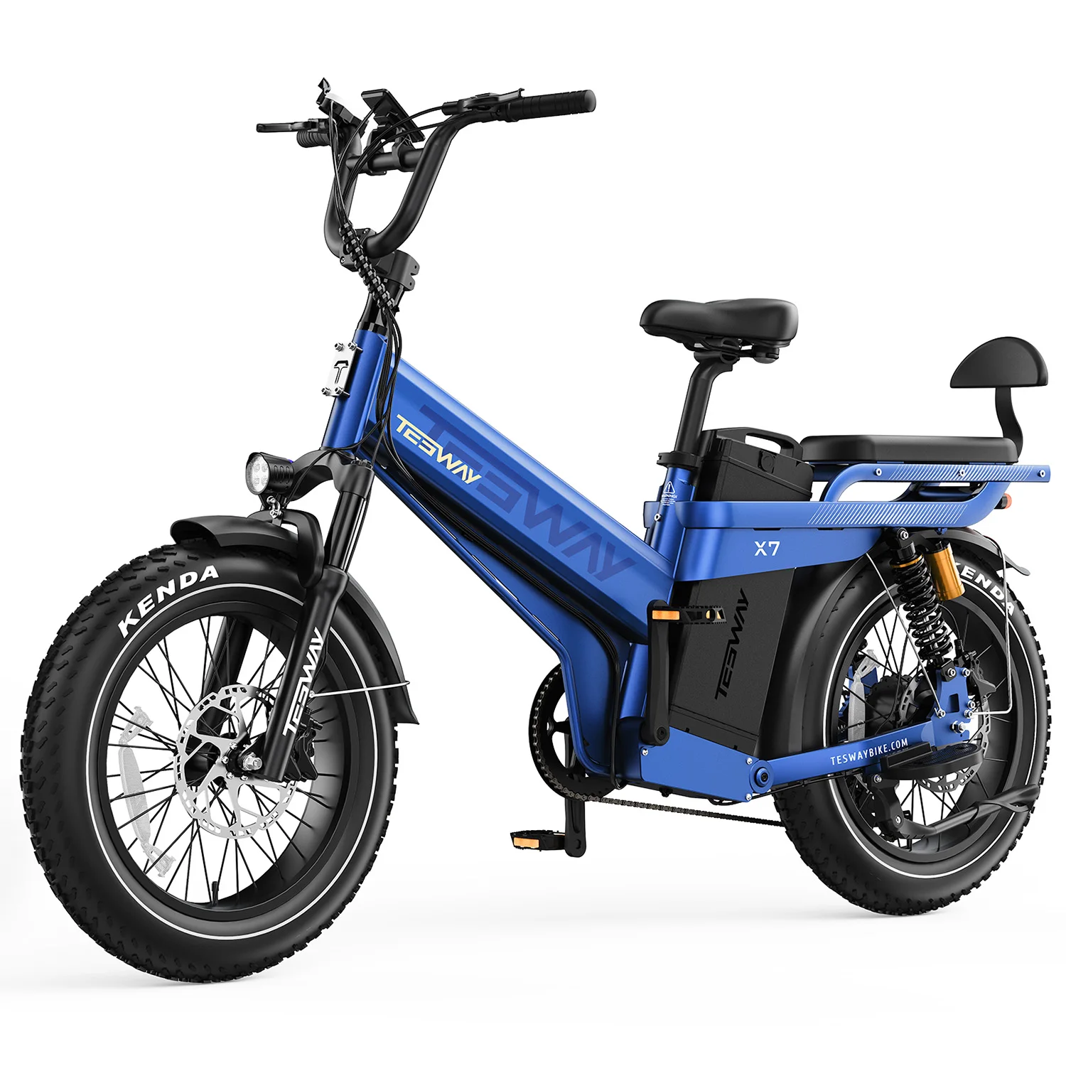 AliExpress TESWAY X7 PRO Electric Bike 48V 60Ah Lithium Battery 2000W Motor Ebike 20x4.0''Fat Tires Hydraulic Brakes E-bike