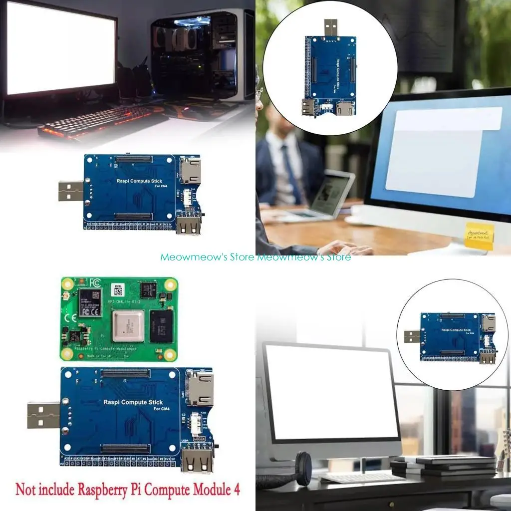 

W91A For RPi Compute Module 4 Board Development Composite Breakouts Board 20PIN