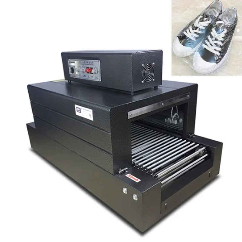 for Chain Conveyor Film Heat POF PP PVC Shrink Tunnel Packing Machine Shrink Wrapping Machine For Wine Bottle/Cans/Beverages