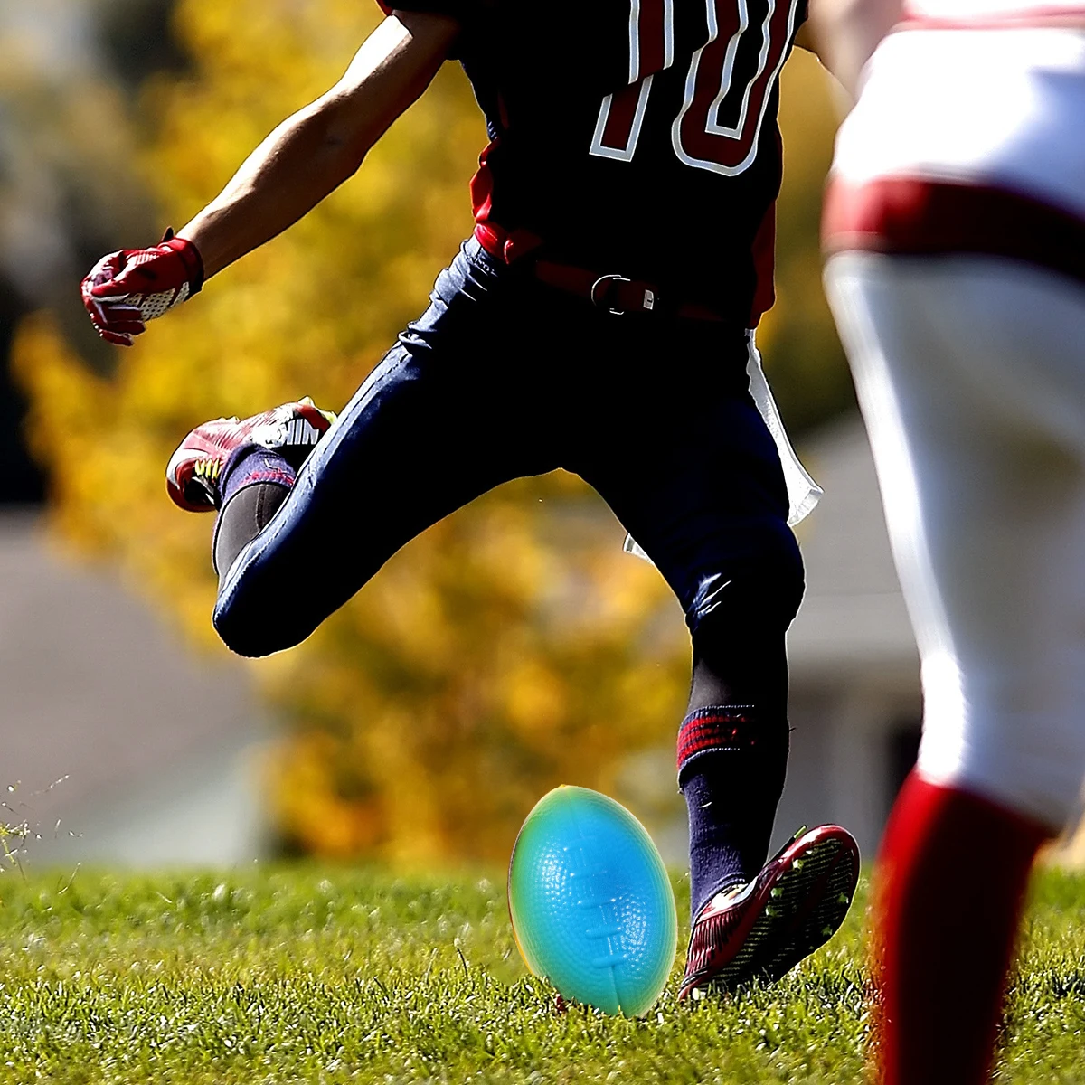 

10 pcs Elastic Toy PU Sponge Slow Squeeze Decompression Rugby Shaped Durable Ball Portable Gift