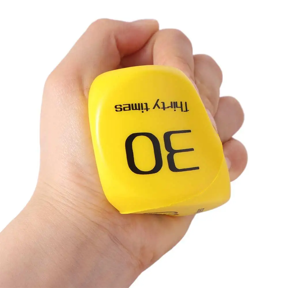 2Pcs 6 Training Programs Random Fitness Project Ball Push-up EVA Fitness Series Toys 10-60 Times Funny Soft Sports Ball