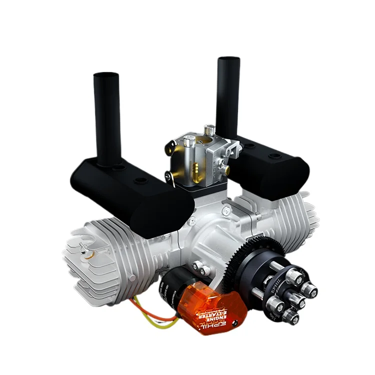 

EPHIL XG-40cc-T PRO Twin Gas Engine, Glow Plug & Electric Start for RC Aircraft