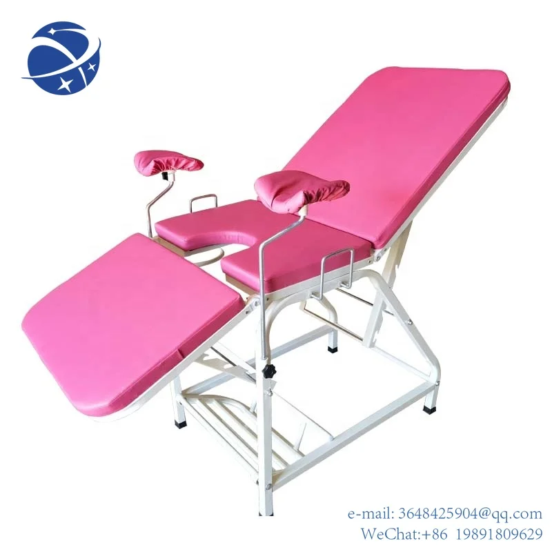 YYHC Folding Gynecological Bed Multifunctional adjustable angle Medical Delivery Childbirth Bed Gynecological examination bed