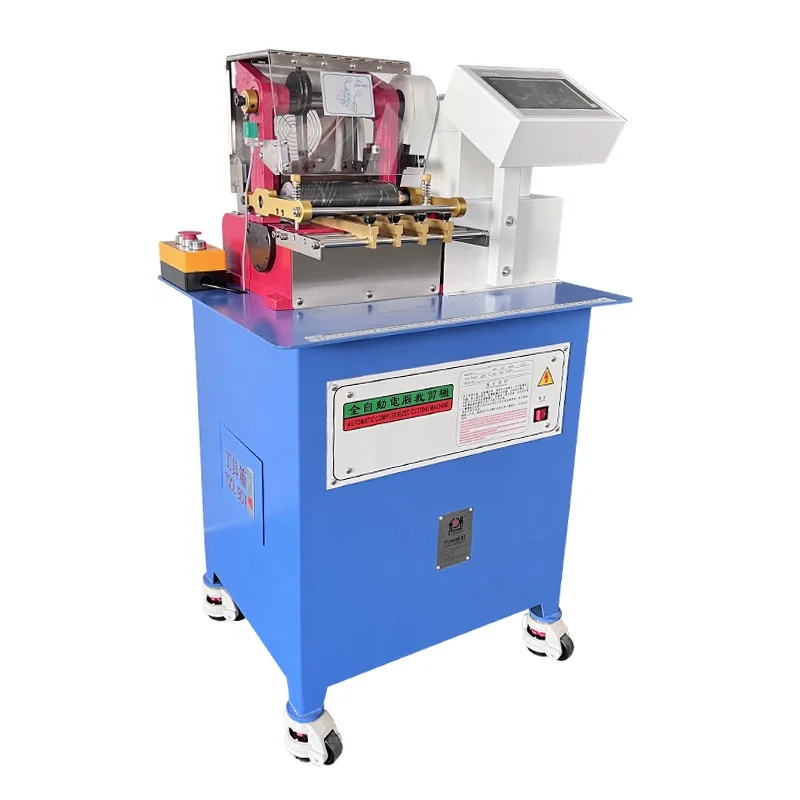 JZ-938A-1 Electric Automatic Hot Ribbon Cutting Machine for Nylon Tape/Webbing Belt Gear Motor Driven Case Packaging Wood